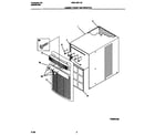 White-Westinghouse WAK103F1V2 cabinet front and wrapper diagram