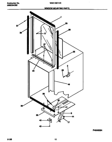 Window mounting parts