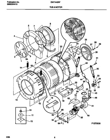 Tub & motor