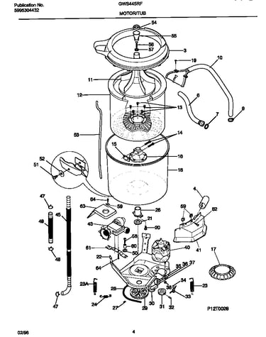 Motor/tub