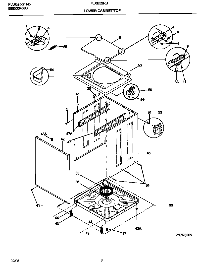 Lower cabinet/top