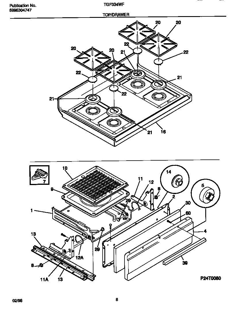 Top/drawer