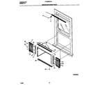 Frigidaire FAC082G7A4 window mounting parts diagram
