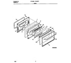 Frigidaire FEF358CFSA door diagram