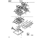 Frigidaire FGF376CETG top/drawer diagram