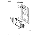 Frigidaire FAC082G7A2 window  mounting  parts diagram