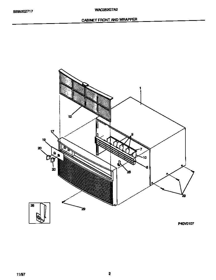 Cabinet  front  and  wrapper