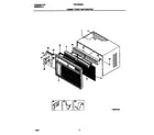 Frigidaire FAS182G2A1 cabinet  front  and  wrapper diagram