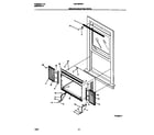 Frigidaire FAS182G2A1 window  mounting  parts diagram