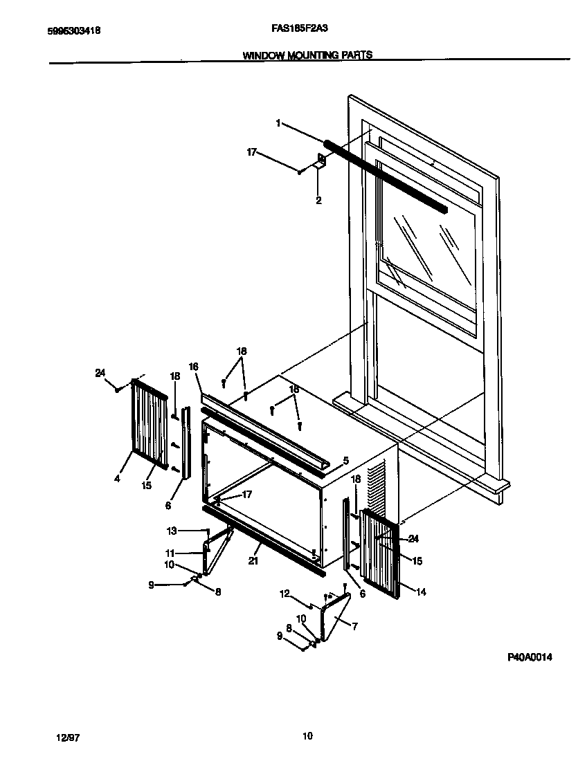 WINDOW  MOUNTING  PARTS