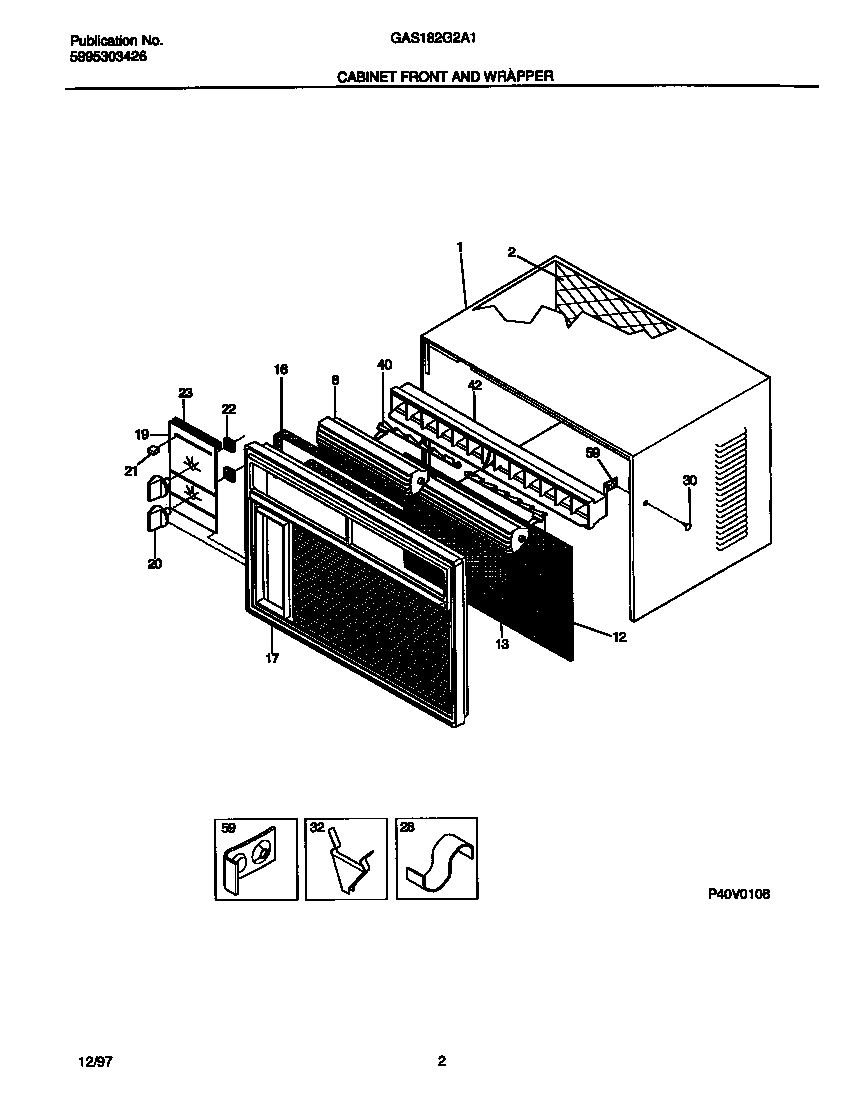 Cabinet  front  and  wrapper