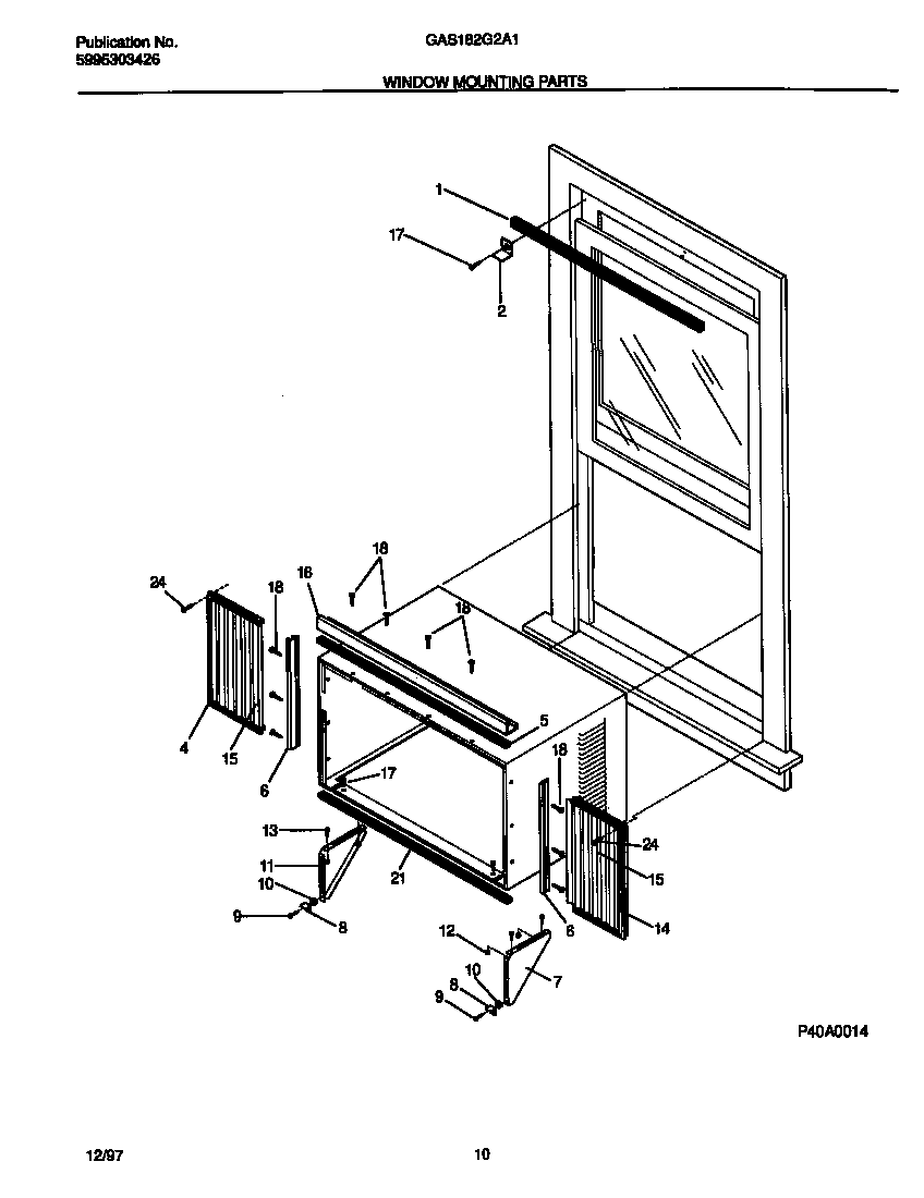 WINDOW  MOUNTING  PARTS