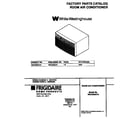 White-Westinghouse WAC052G7A1 cover diagram