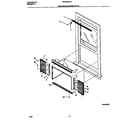 White-Westinghouse WAC052G7A1 window  mounting  parts diagram