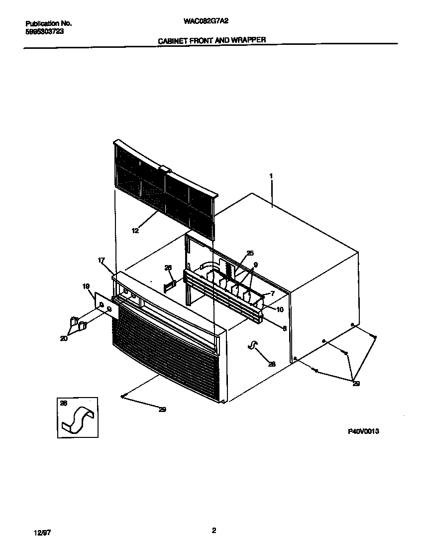 Cabinet  front  and  wrapper