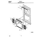 White-Westinghouse WAC082G7A2 window  mounting  parts diagram