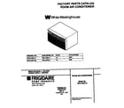 White-Westinghouse WAC103G1A1 cover diagram