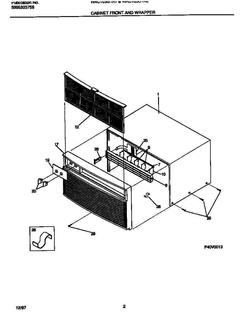 Cabinet  front  and  wrapper