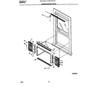 White-Westinghouse WAC103G1A2 window  mounting  parts diagram