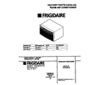 Frigidaire FAC103G1A2 cover diagram