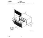 Frigidaire FAC052G7A1 cabinet  front  and  wrapper diagram