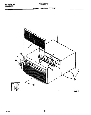 Cabinet  front  and  wrapper
