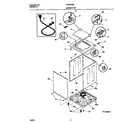Frigidaire FWS745GFS0 cabinet/top diagram