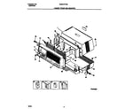 White-Westinghouse WAB077F7B3 cabinet  front  and  wrapper diagram