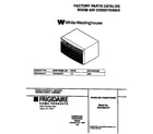 White-Westinghouse WAC052G7A3 cover diagram