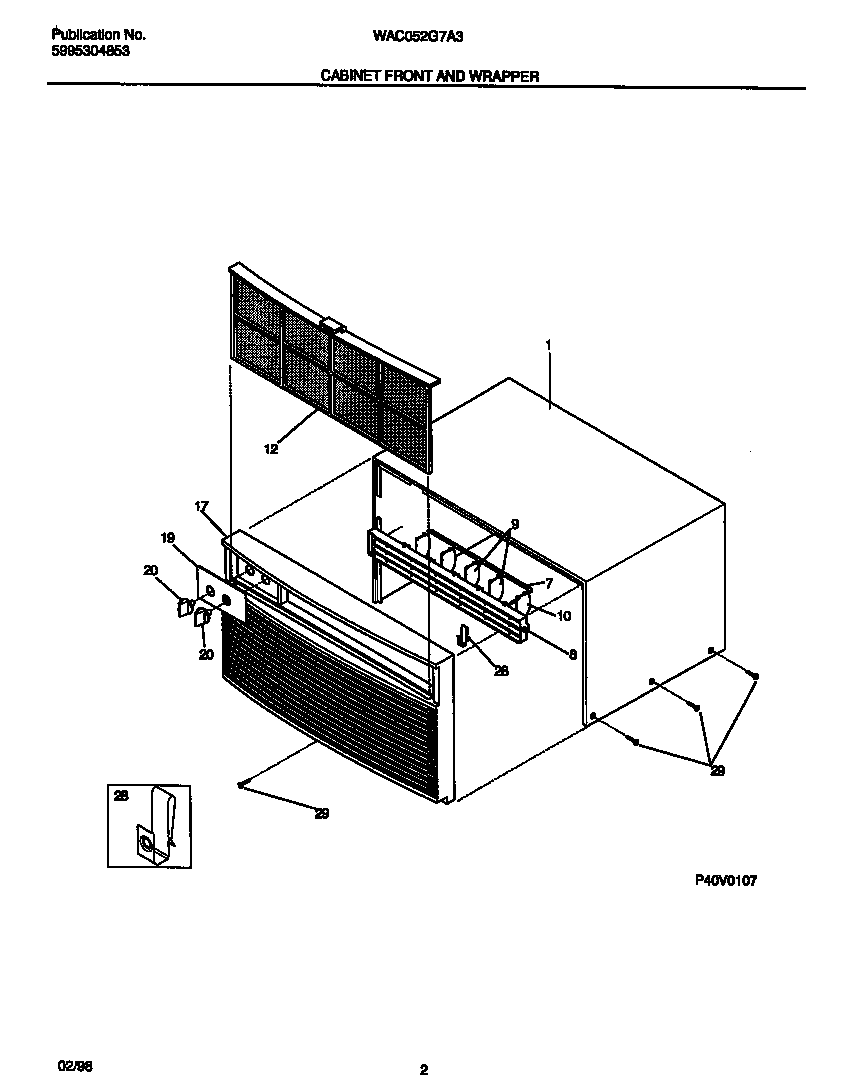 Cabinet  front  and  wrapper
