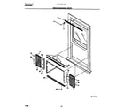 White-Westinghouse WAC052G7A3 window  mounting  parts diagram