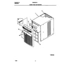White-Westinghouse WAK083F7V2 cabinet  front  and  wrapper diagram