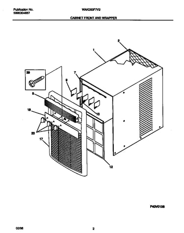 Cabinet  front  and  wrapper