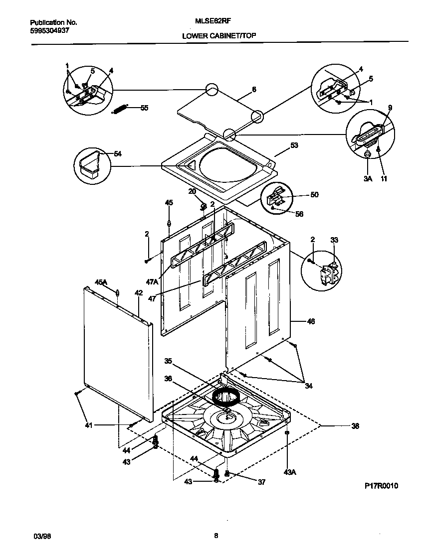 Lower  cabinet/top