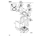 Frigidaire FWS645RBS5 cabinet/top diagram