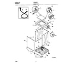 Frigidaire FWS223RFS0 cabinet/top diagram