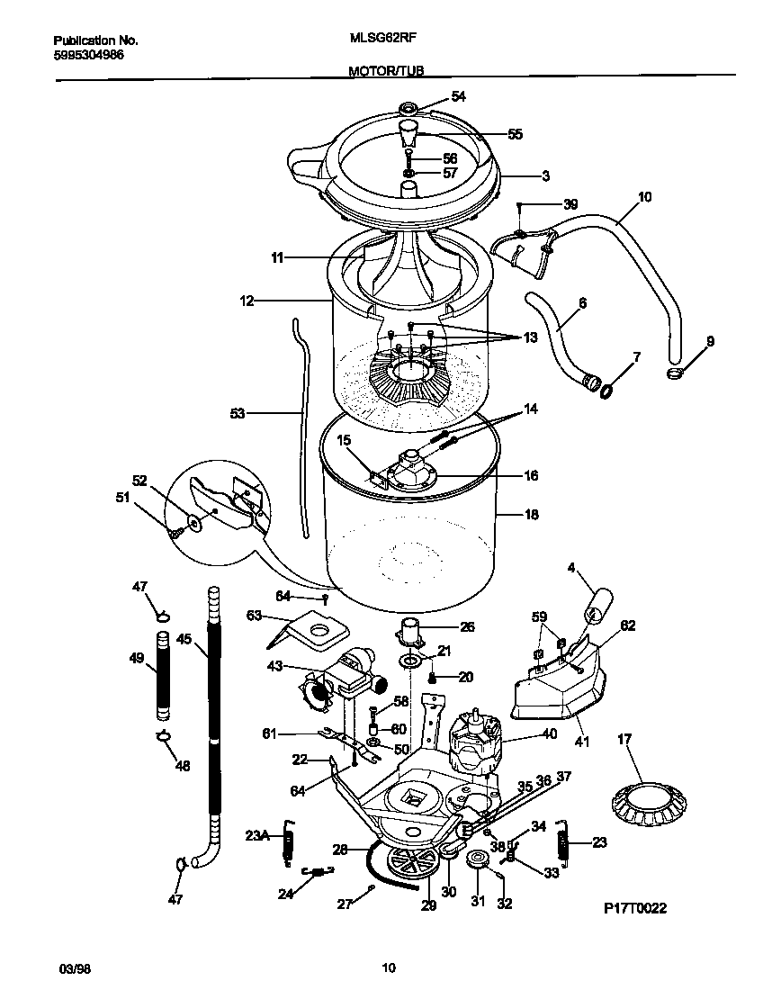 MOTOR/TUB