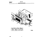 Frigidaire FAB077Y7B3 cabinet  front  and  wrapper diagram