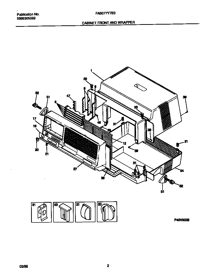 Cabinet  front  and  wrapper