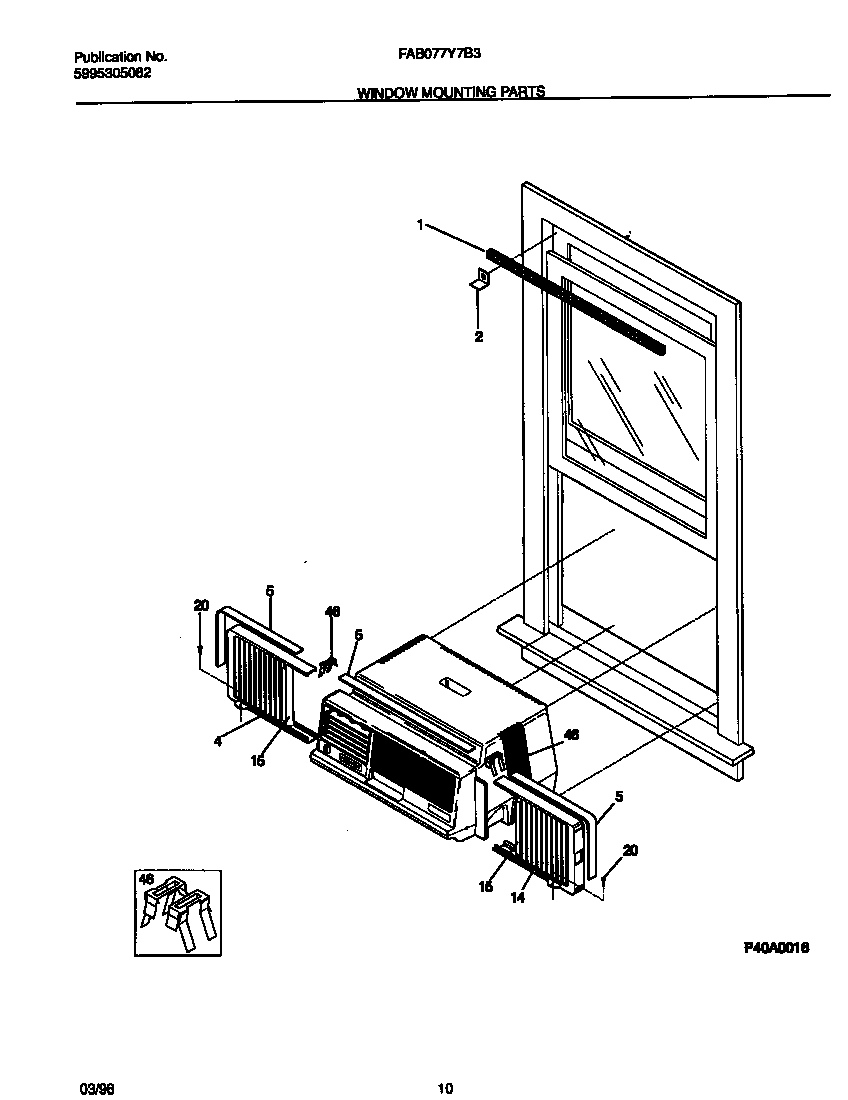 Window  mounting  parts