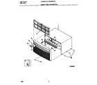 Frigidaire FAC082G7A3 cabinet  front  and  wrapper diagram