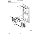 Frigidaire FAC082G7A8 window  mounting  parts diagram
