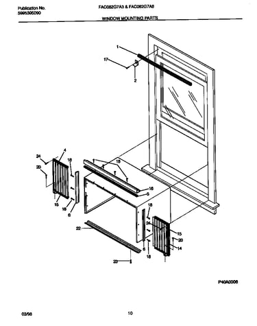 Window  mounting  parts