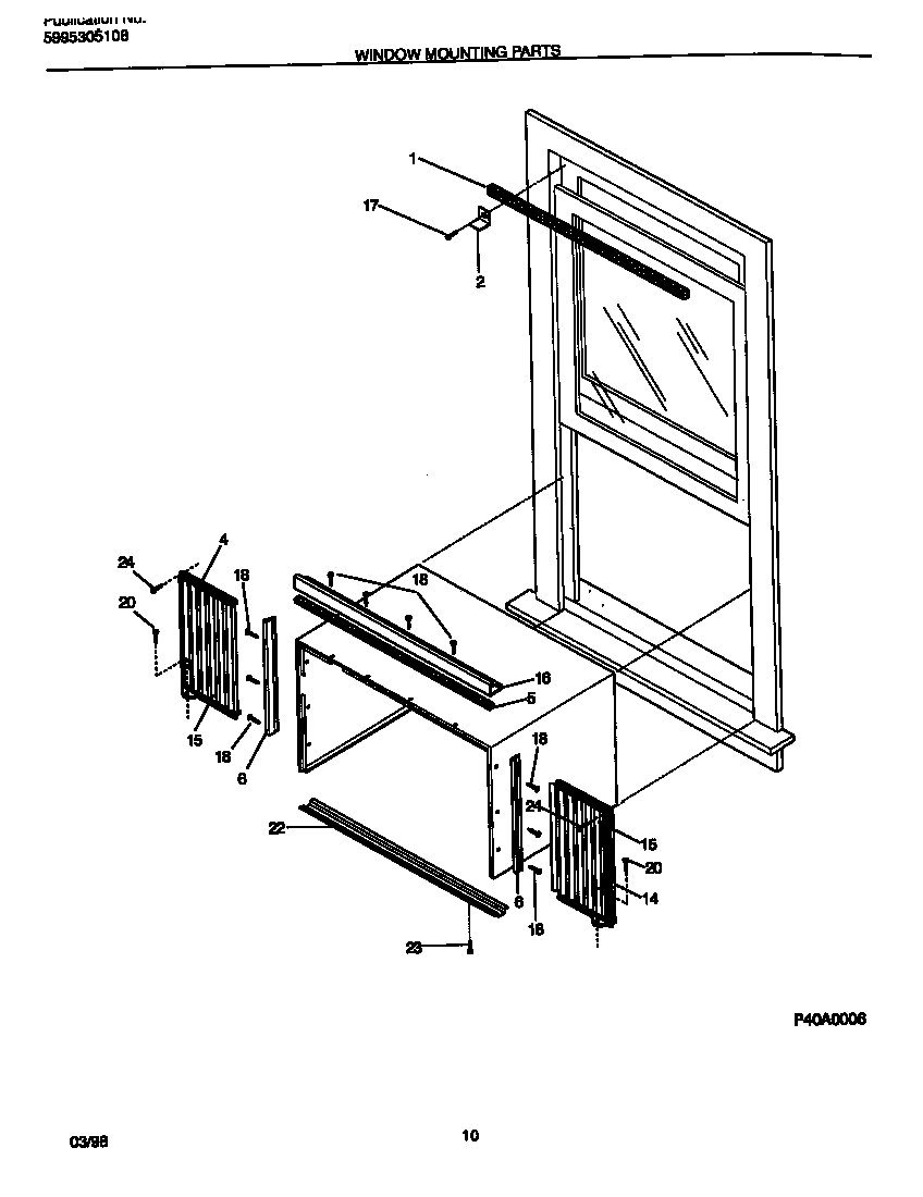 WINDOW  MOUNTING  PARTS