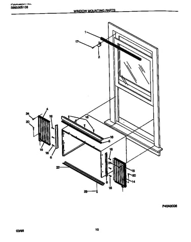 Window  mounting  parts