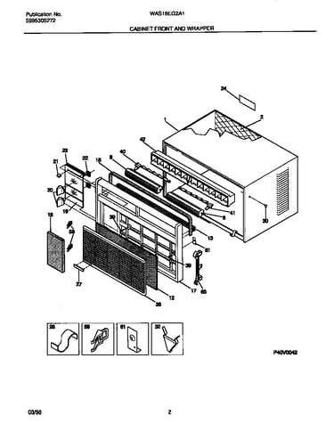 Cabinet front and wrapper