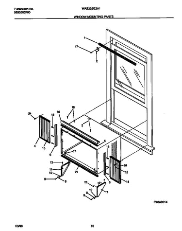 Window mounting parts