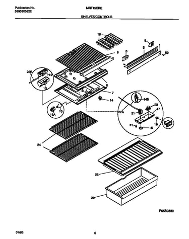 Shelves/controls
