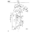 Universal/Multiflex (Frigidaire) MRT15DREW5 cabinet diagram