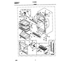 Frigidaire FFU20G9GW0 cabinet diagram